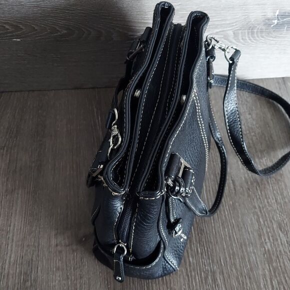 Fossil Black Pebbled Leather Bag - Picture 2 of 10